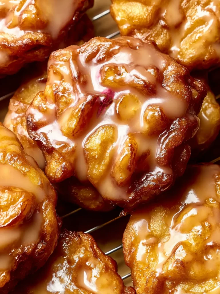 Irresistible Maple Glazed Apple Fritters Recipe First Image