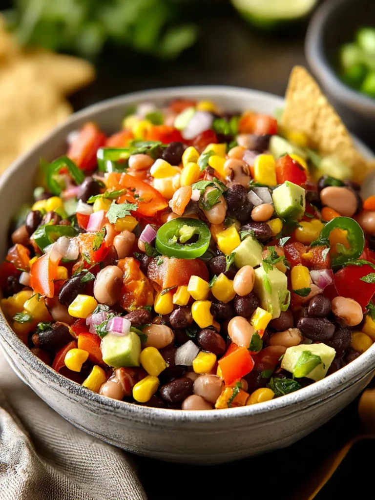 Zesty Cowboy Caviar Recipe: A Colorful Party Delight First Image