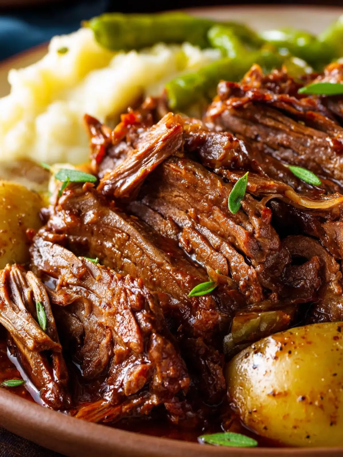 Slow Cooker Mississippi Pot Roast First Image
