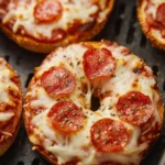 Air Fryer Pizza Bagels First Image
