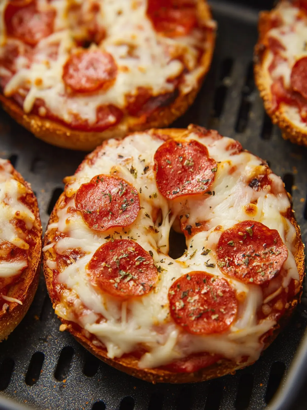 Air Fryer Pizza Bagels First Image