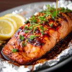 Brown Sugar Soy Sauce Salmon First Image