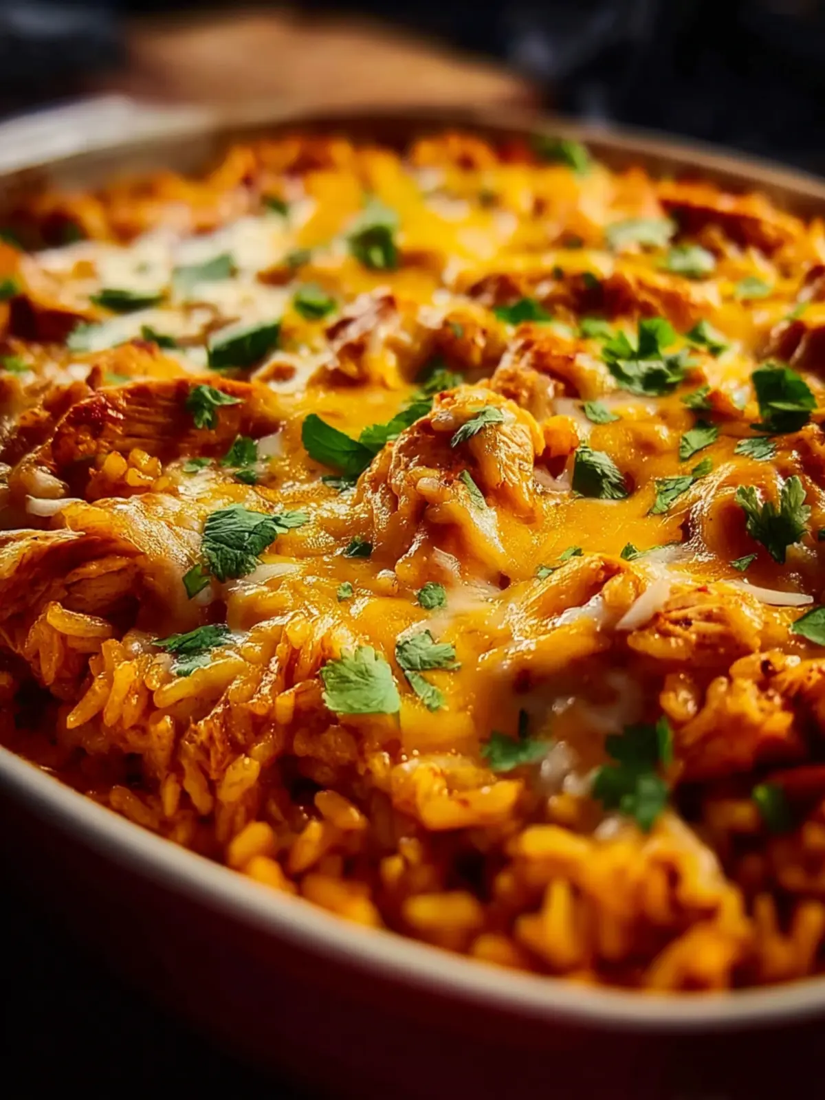 Chicken Enchilada Rice Casserole First Image