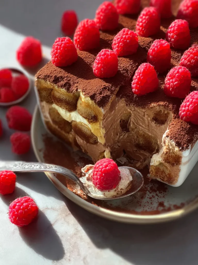 Chocolate Raspberry Tiramisu First Image