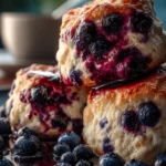 Delicious Blueberry Butter Swim Biscuits First Image