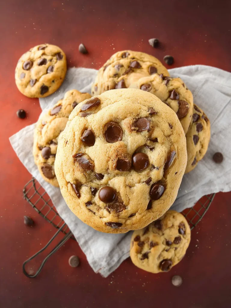 Eggless Chocolate Chip Cookies First Image