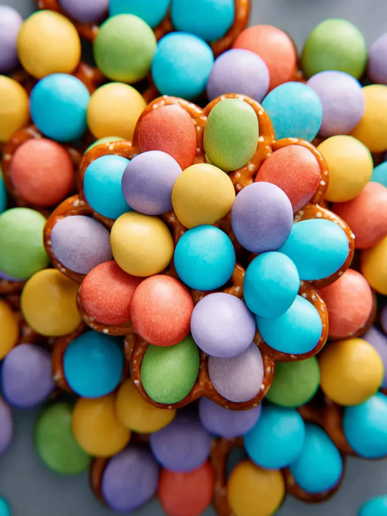 M&M Flower Pretzels First Image