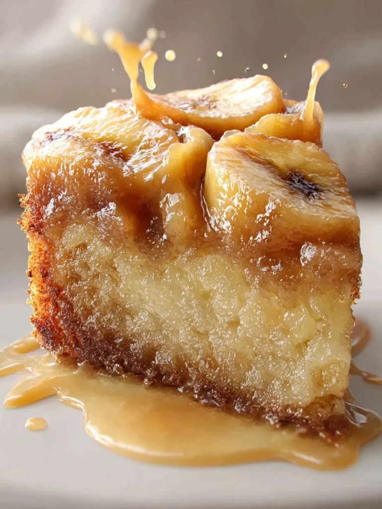 Mini Banana Upside Down Cake First Image