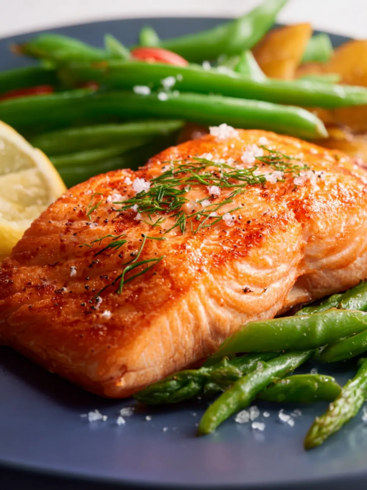 Air Fryer Salmon First Image