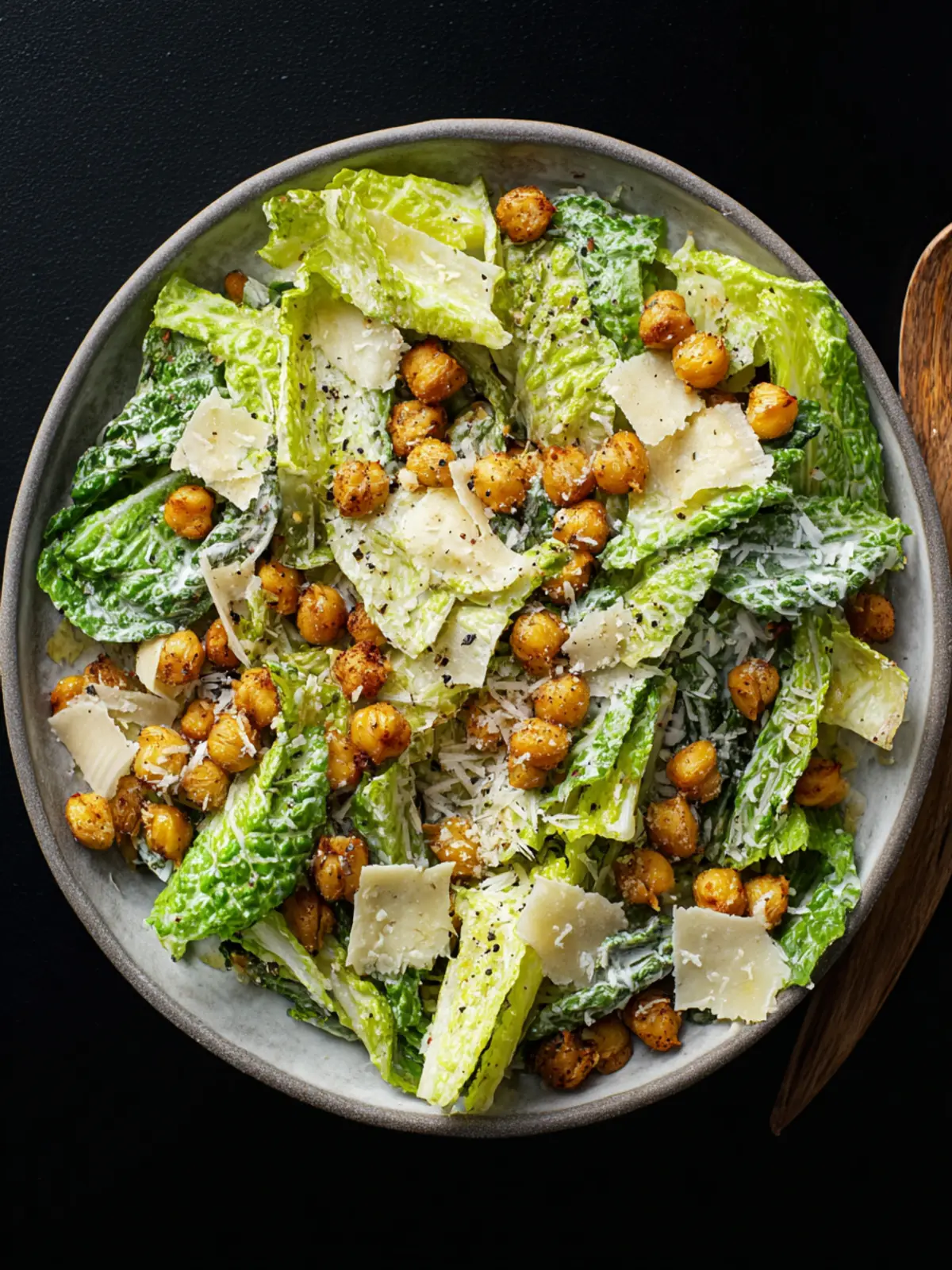 Caesar Salad with Crispy Chickpeas First Image