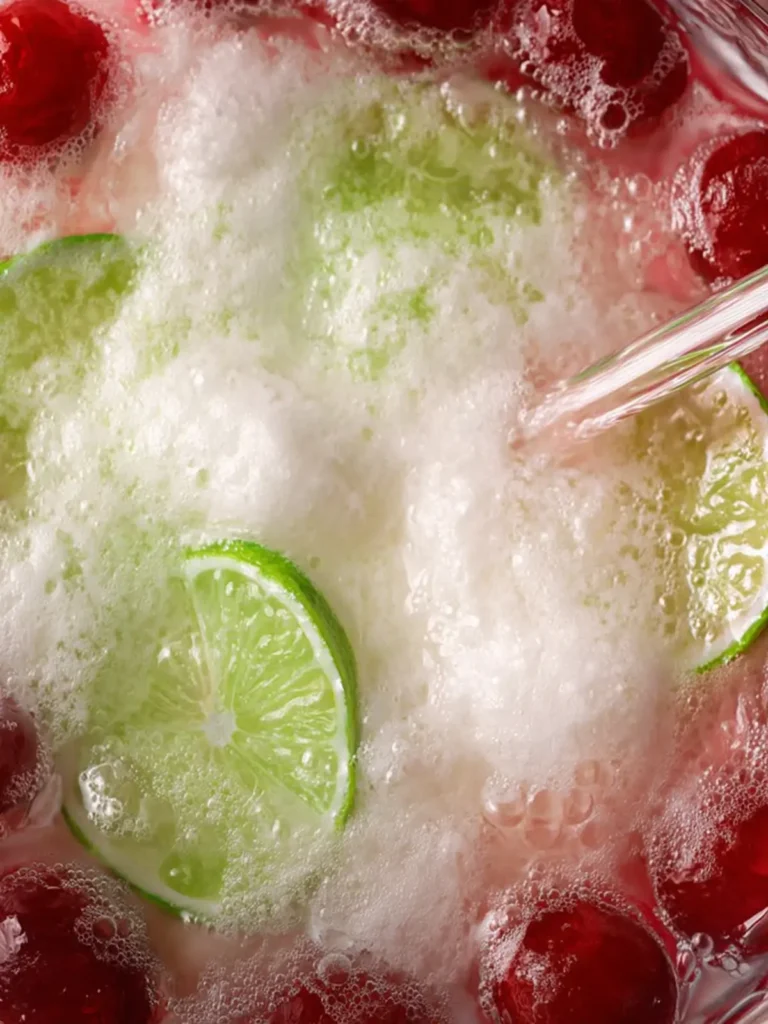 Cherry Limeade Sherbet Punch First Image