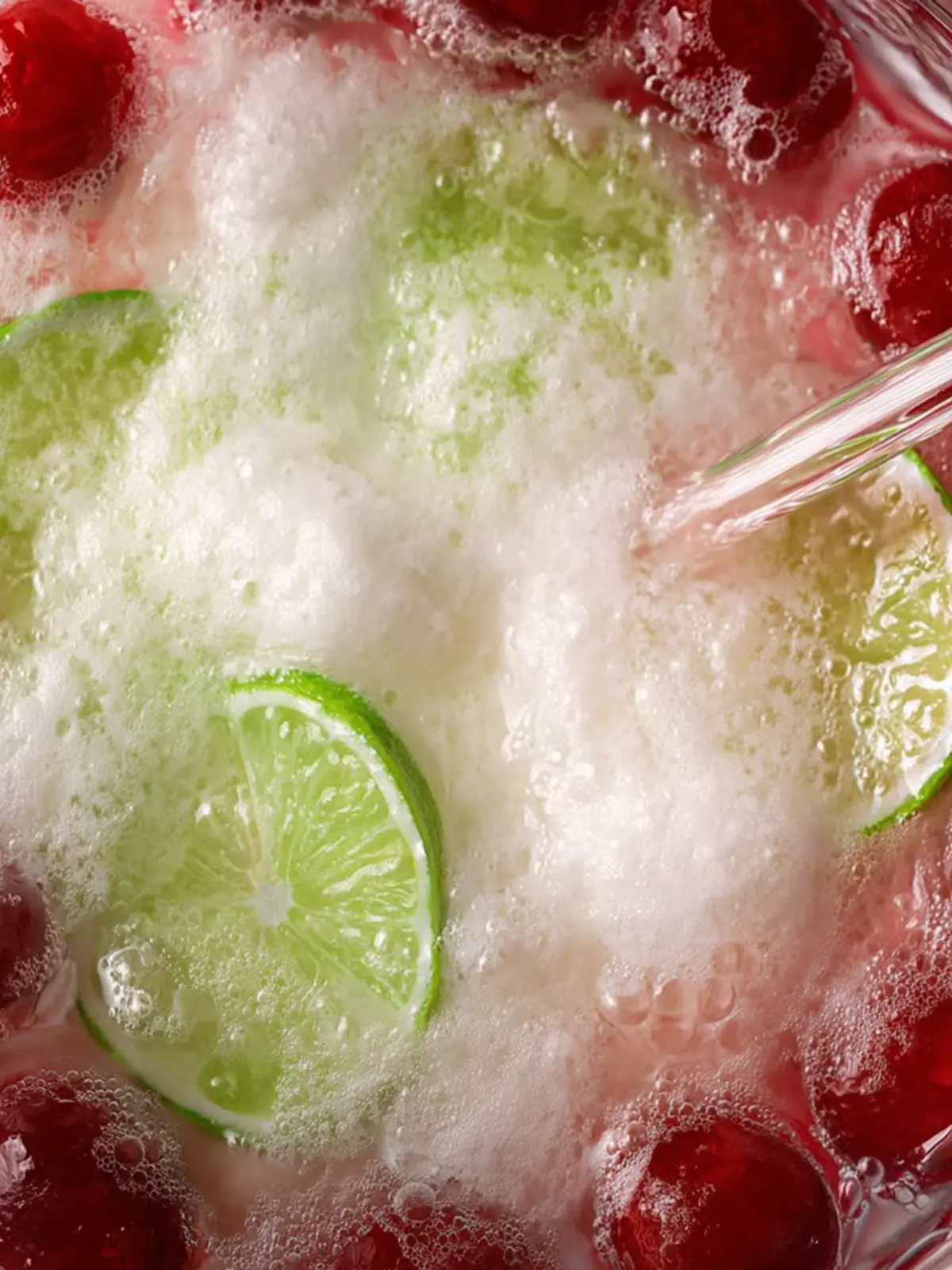 Cherry Limeade Sherbet Punch First Image