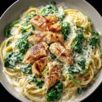 Chicken Spinach Alfredo First Image