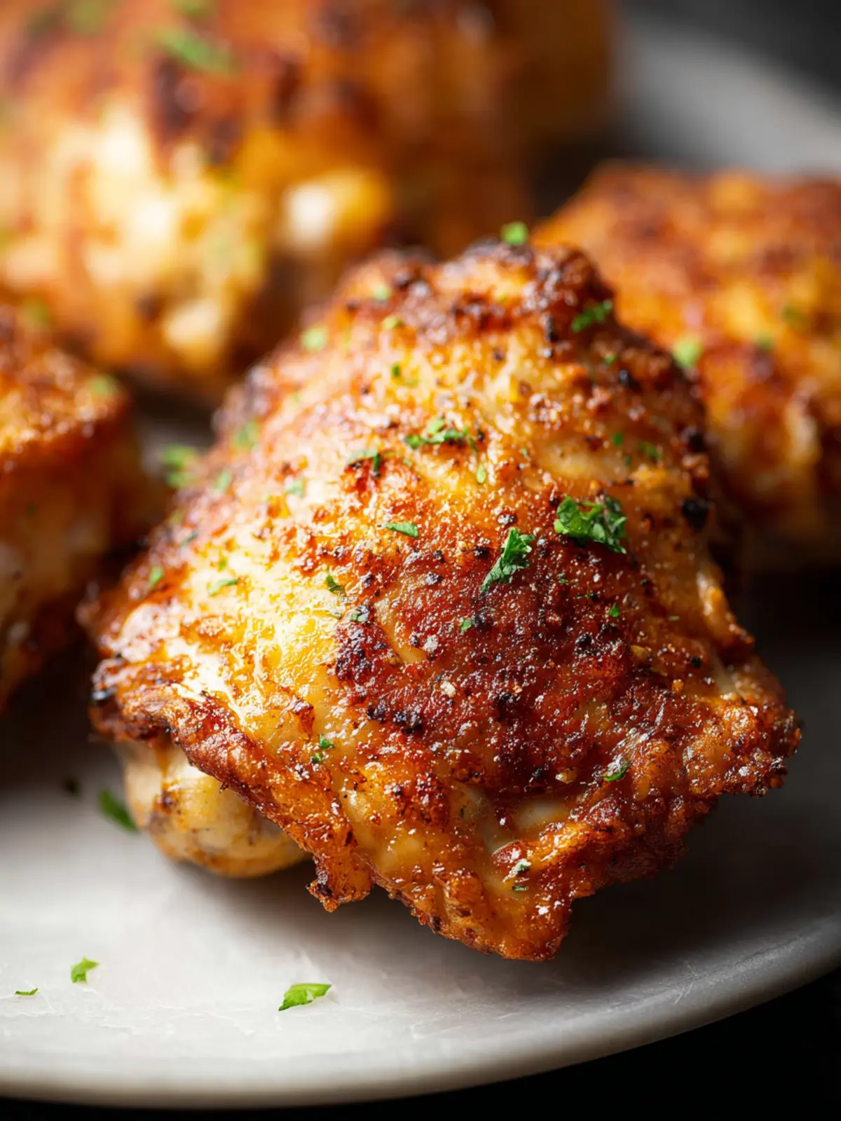 Crispy Air Fryer Chicken Thighs First Image