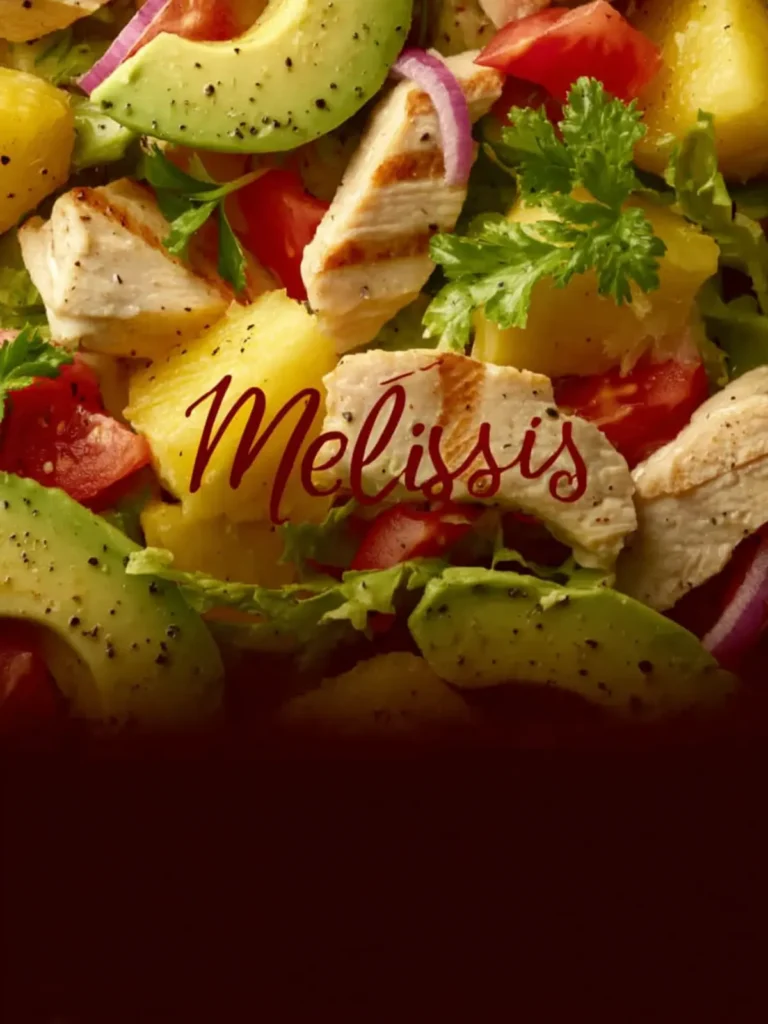 Fresh Pineapple Avocado Chicken Salad: Quick & Healthy First Image