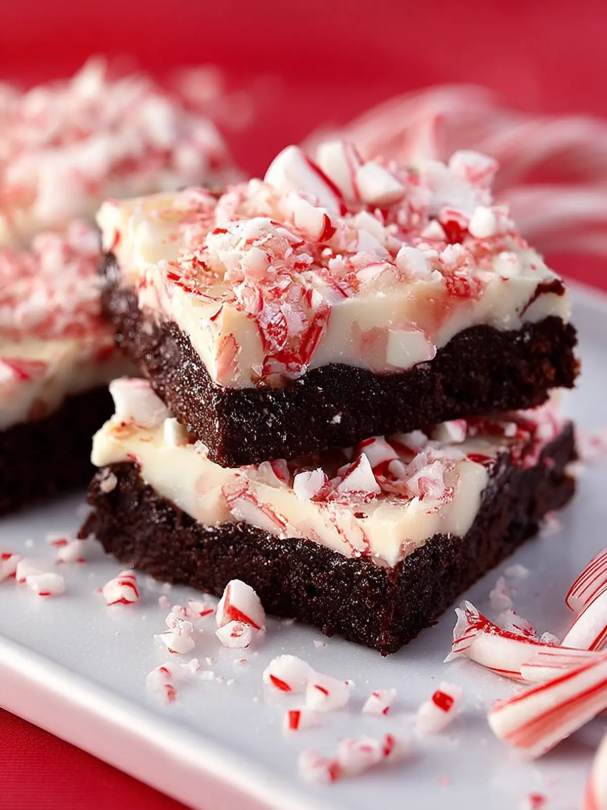 Peppermint Bark Brownies First Image