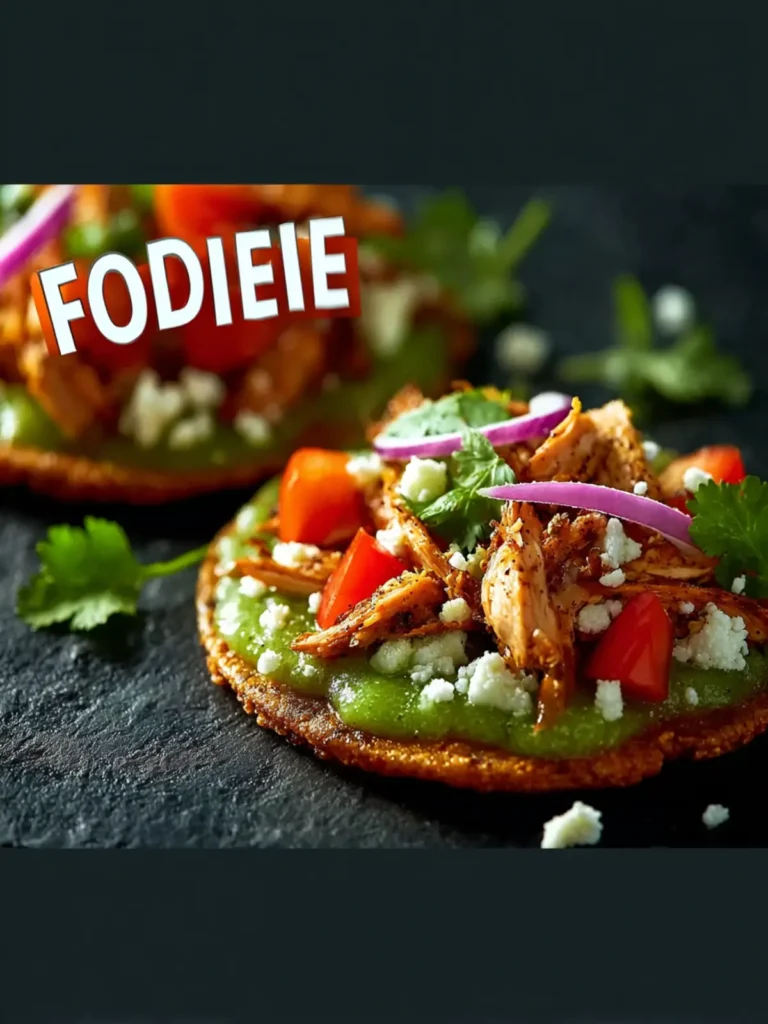 Salsa Verde Chicken Tostadas for Easy High-Protein Meals First Image