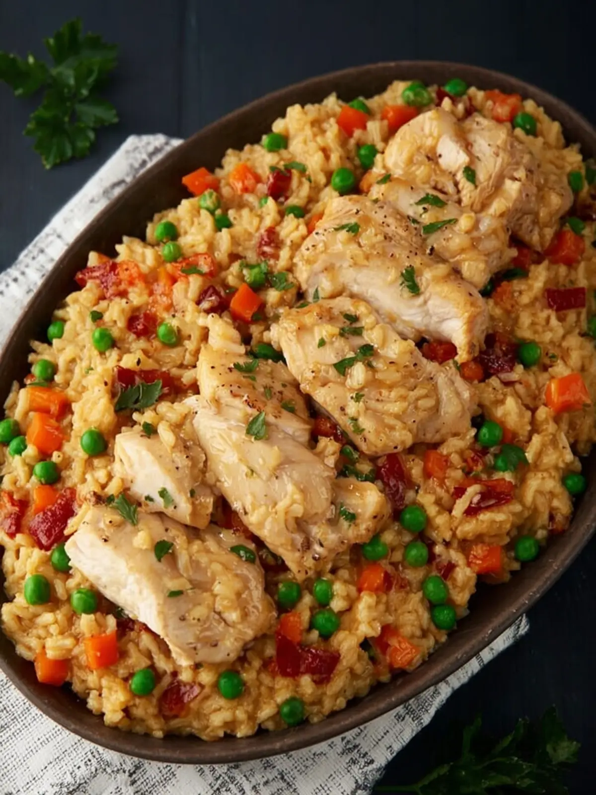 Slow Cooker Chicken and Rice First Image