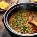 Slow Cooker Curry Lentil Soup First Image