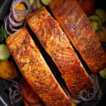Air Fryer Salmon First Image