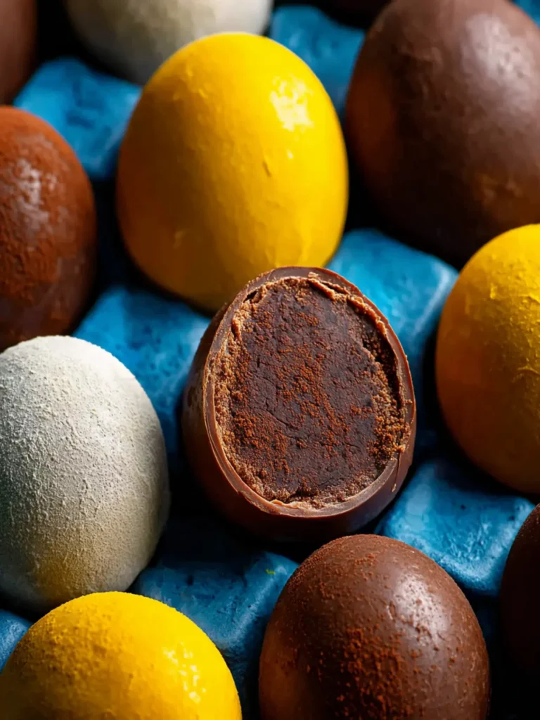 chocolate egg truffles First Image
